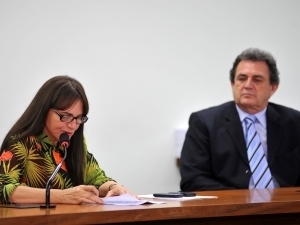 Relatora do Oramento de 2011, senadora Serys Slhessarenko (PT-MT), durante leitura de seu parecer na Comisso