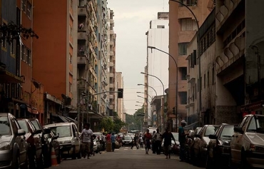 Rua Guaianazes, na regio central, que ser desapropriada pelo projeto Nova Luz 