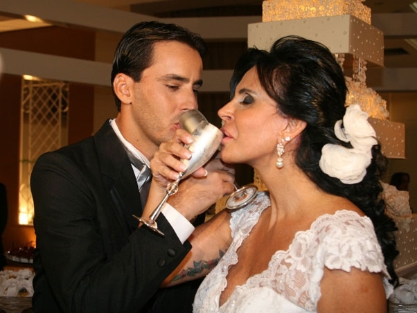Gretchen se casa com o empresrio Slvia Alves em Goinia