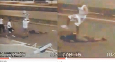 Homem agride torcedor do Cruzeiro com placa de trnsito; rapaz tambm levou chutes e chegou morto ao hospital 
