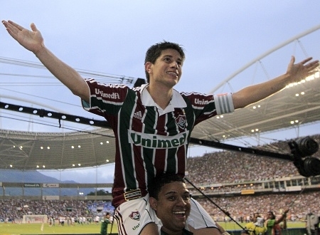 dolo do ttulo do Fluminense, Conca ir se tornar cidado brasileiro em breve