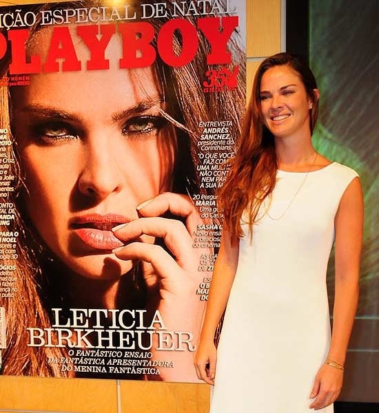 A atriz Letcia Birkheuer, que est na capa da edio de dezembro da revista 