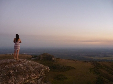 A jovem J., em outra paisagem de Chapada: 