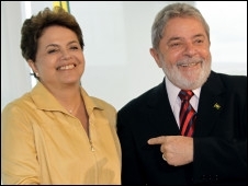 O presidente e sua sucessora deram entrevista no Palcio do Planalto