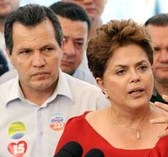 O governador Silval Barbosa (PMDB) foi priorizado pela campanha da presidencivel Dilma Rousseff em Mato Grosso