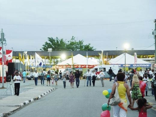 Expovale  realizada no municpio de Juara, 634 km de Cuiab