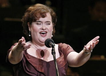 A cantora Susan Boyle, que ir se apresentar para o Papa Bento 16