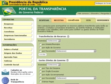Site da CGU deve divulgar gastos dos municpios em tempo real