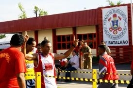 Corrida Homens do Fogo, em comemorao ao dia Nacional dos Corpos de Bombeiro Militar 