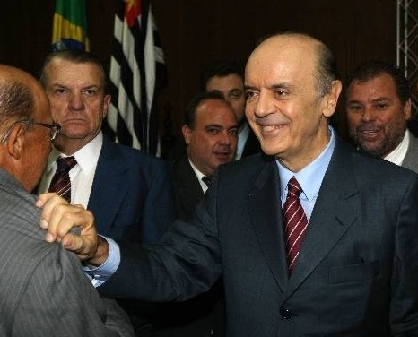 O governador de So Paulo, Jos Serra (PSDB), durante solenidade