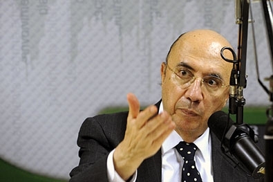 O presidente do Banco Central, Henrique Meirelles, durante entrevista em dezembro para o programa