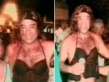 Fotos flagram prefeito de Pedro Leopoldo com roupas de mulher no Carnaval