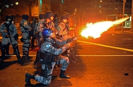 Violncia nas manifestaes motivaram medida do governo espabhol