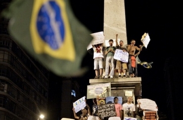 Manifestaes assustam delegaes europeias no Brasil