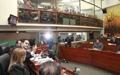 Sesso ordinria da Cmara de Cuiab, cujos vereadores tero que reduzir seus vencimentos mensais por afronta ao teto co