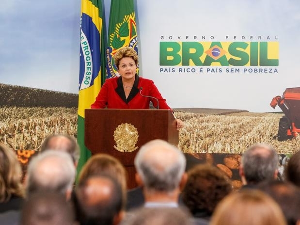 A presidente Dilma no lanamento do Plano Agrcola e Pecurio 2013/2014, em 4 de junho