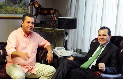 Deputado Baiano Filho e governador Silval Barbosa definem agenda no Araguaia