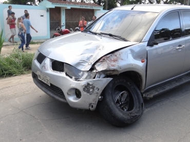 Motorista da caminhonete fugiu, mas foi preso em flagrante na sua resid�ncia. 