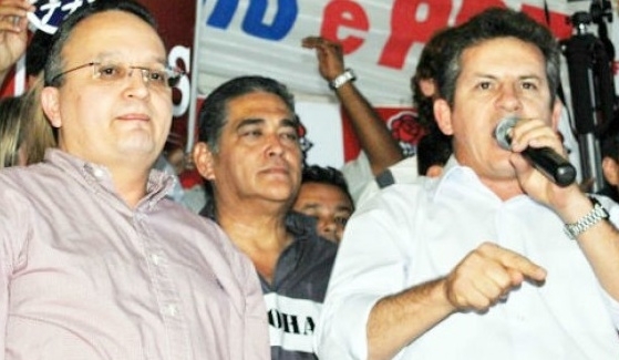 Pedro Taques (PDT) e Mauro Mendes (PSB)