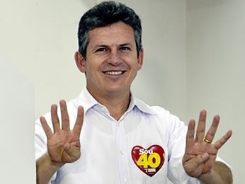 Candidato Mauro Mendes venceu a disputa no 2 turno em Cuiab