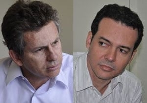 Candidatos Mauro Mendes e Ldio Cabral concorrem ao cargo de prefeito de Cuiab