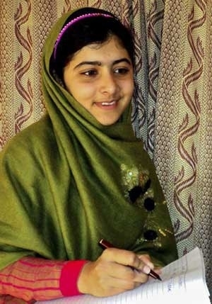 Foto sem data de Malala Yousafzai