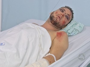 Rafael Bergman se recupera do acidente em hospital