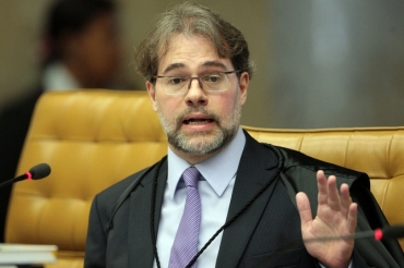 O ministro Dias Toffoli, que revogou a priso preventiva do deputado Riva