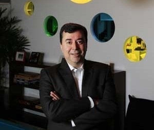Em imagem registrada em junho de 2011, Fbio Coelho na sede da empresa, localizada na Avenida Faria Lima.
