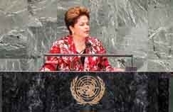 Presidente Dilma Rousseff, que est em Nova York na Assembleia Geral das Naes Unidas, autorizou o repasse dos recursos