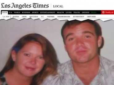 Foto do casal Viens, obtida pelo LA Times; confisso encaminha soluo do caso do desaparecimento