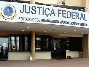Sede da Justia Federal em Cuiab.