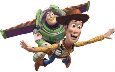 Os personagens dos filmes 'Toy Story', Buzz Lightyear e Woody. (Foto: Divulgao/Disney)