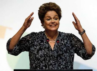 Presidente Dilma Rousseff durante cerimnia em Braslia, em novembro de 2014