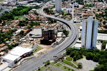 O Viaduto do Despraiado, uma das oito obras entregues oficialmente pelo Governo do Estado