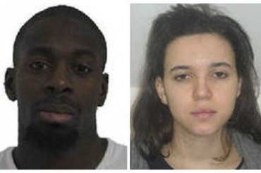 Amedy Coulibaly, de 32 anos, e Hayat Boumeddiene, de 26 anos, so suspeitos do sequestro