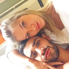 Andressa acompanha Gusttavo Lima no hospital 