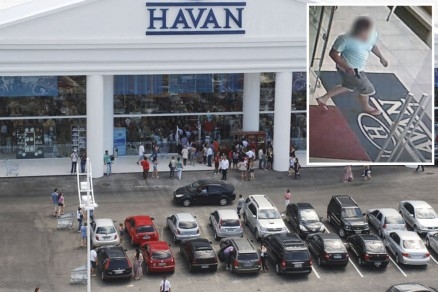 O crime aconteceu na loja da Havan, na Avenida da FEB, na cidade de Vrzea Grande