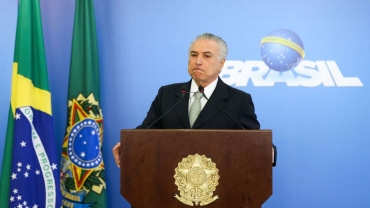 O presidente interino da Repblica, Michel Temer