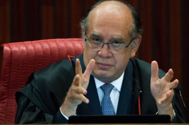 O presidente do Tribunal Superior Eleitoral, ministro Gilmar Mendes 