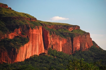 Paredo Grande, uma das paisagens que impressionou Rondon durante os trabalhos de construo da Linha Telegrfica de Cuiab ao Araguaia 