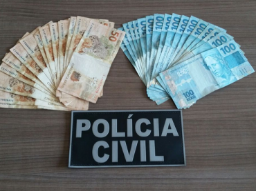 Polcia apreendeu R$ 2,6 mil com presos em operao 'Lote Limpo' (Foto: Divulgao/Polcia Civil)