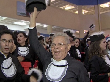 Luiz Laurentino da Silva, de 78 anos, tem o sonho de atuar como defensor pblico (Foto: Reproduo/TVCA