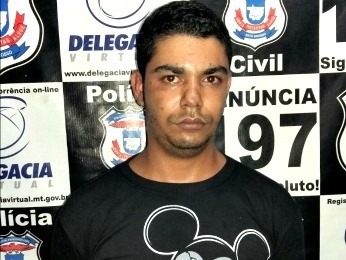 Luiz Fernandes da Silva, de 31 anos, j usava tornozeleira eletrnica (Foto: Assessoria/ Polcia Civil-MT)