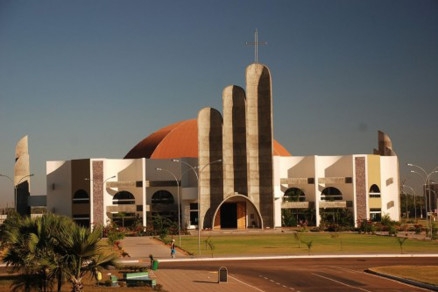 A Catedral Sagrado Corao de Jesus, onde o corpo foi encontrado