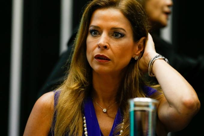 Claudia Cruz, esposa do deputado Eduardo Cunha (PMDB-RJ) (Pedro Ladeira/Folhapress/Folhapress)