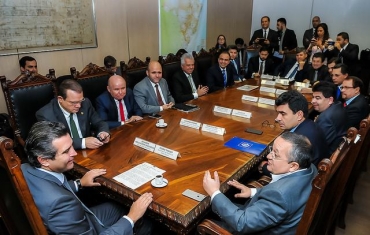 Governador recebeu apoio do Ministro dos Transportes - Foto por: Alberto Ruy/MTPA