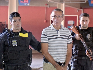 Ex-bicheiro Joo Arcanjo Ribeiro foi preso em 2003, no Uruguai, e est detido no Presdio Federal de Mossor (RN) (Foto: Reproduo/TVCA)