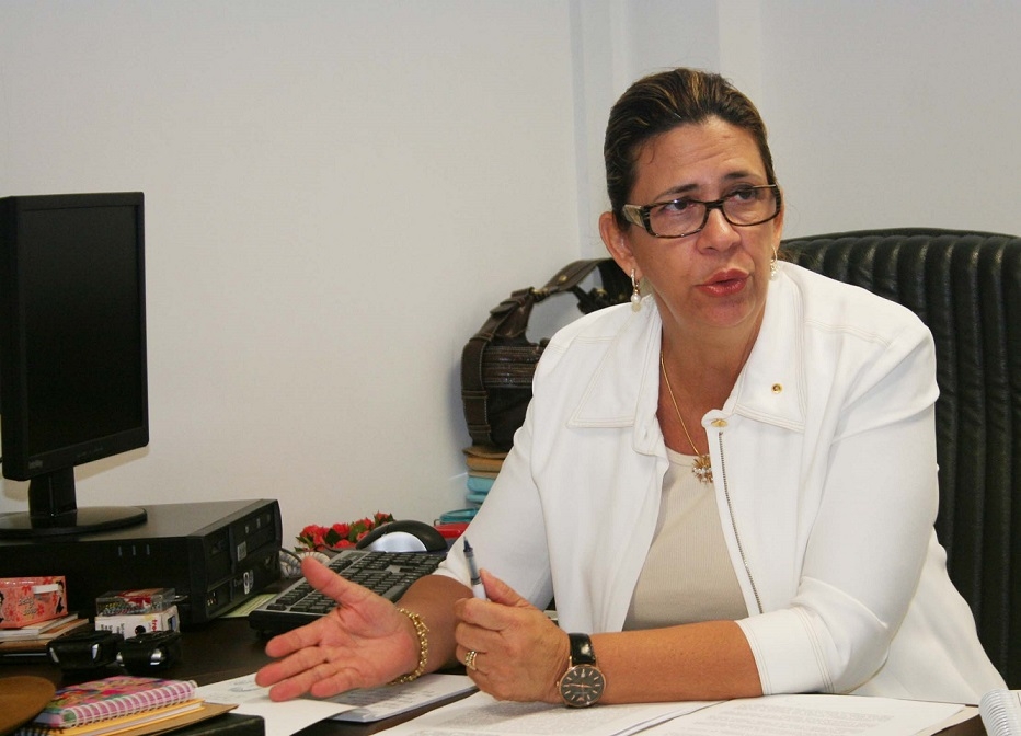 A corregedora-geral de Justia, Maria Aparecida Ribeiro, que defendeu salrios de magistrados