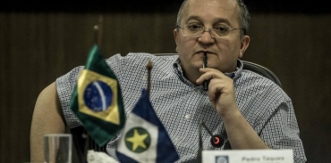O governador Pedro Taques, que aguarda emendas parlamentar para realizar repasses a filantrpicos